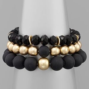 Clay Ball & Mixed Beads Bracelet